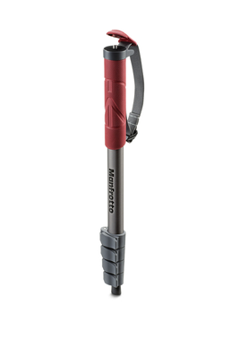 Монопод Manfrotto MMCOMPACT-RD Compact (145.5см/1.5кг/330г), красный