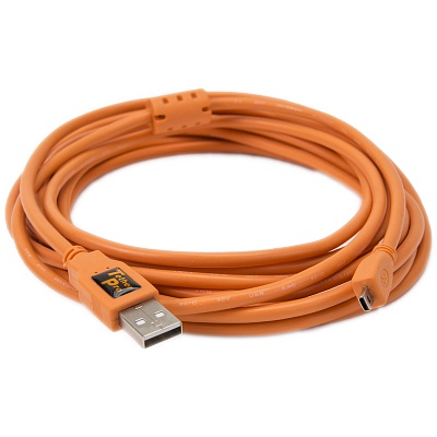 Кабель Tether Tools TetherPro USB 2.0 to Mini-B 8-Pin 4.6m Orange (CU8015-ORG)