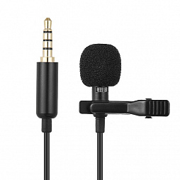 Микрофон Godox LMS-12A AX, петличный, всенаправленный, 3.5mm