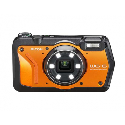 Фотоаппарат Ricoh WG-6 GPS Orange (20/5x/4K)