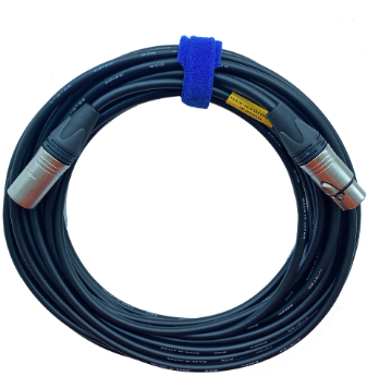 Кабель микрофонный GS-PRO XLR3F-XLR3M (Black) 2м, балансный