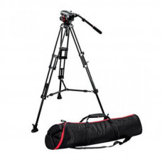 Штатив Manfrotto 504HD,546BKB1 Midi Twin System (MS) 244MICRO (169.4см/7.5кг/6200г)