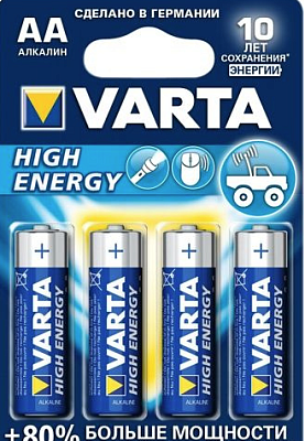 Батарейка Varta Longlife Power 4906 AA 4шт в блистере