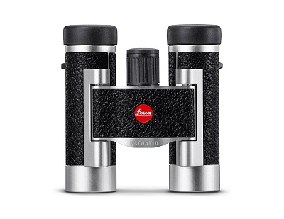 Бинокль Leica ULTRAVID 8x20 Leathered, Silver