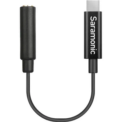 Адаптер Saramonic SR-C2006, переходник с female 3.5mm TRS на USB-C, для DJI Osmo Pocket