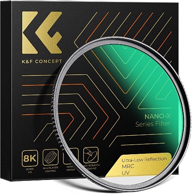 Светофильтр K&F Concept Nano-X MRC UV Ultra-low Reflection 72mm ультрафиолетовый