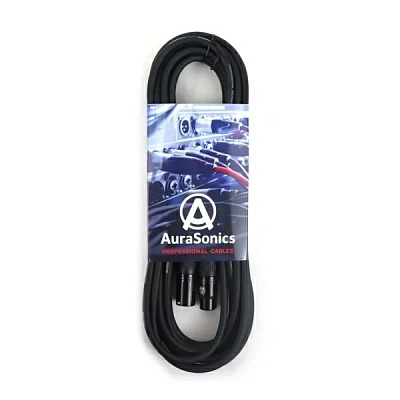 Кабель AuraSonics XMXF-15B XLR(F)-XLR(M) 15м
