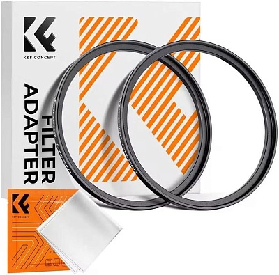 Переходное кольцо K&F Concept для светофильтра 58-77mm 2 шт
