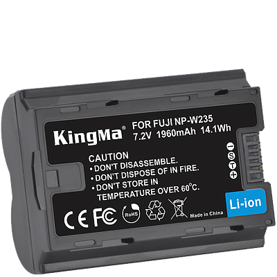Аккумулятор KingMa NP-W235 1960mAh для Fujifilm X-T4