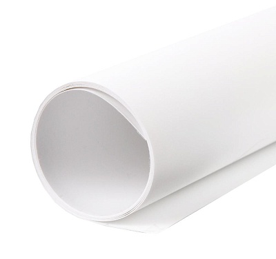 Фон пластиковый PVC PRO MR 1х1.2м матовый/глянцевый Белый