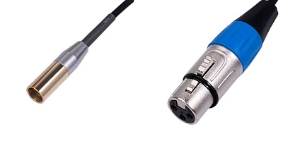 Кабель GS-PRO XLR (m) - mini XLR (f) 2м