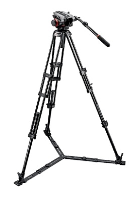 Видеоштатив Manfrotto Midi Twin System (GS) 504HD/546GBK (171см/12кг/7600г)