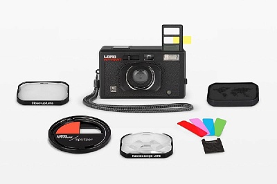Плёночный фотоаппарат Lomography LomoApparat 21mm Point and Shoot Black 
