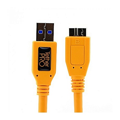 Кабель Tether Tools TetherPro USB 3.0 to Micro-B 4.6m Orange (CU5454)
