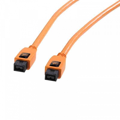 Кабель Tether Tools TetherPro FireWire 800 9-Pin to 9-Pin 4.6m Orange (FW88ORG)