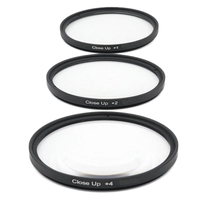 Комплект светофильтров Fujimi Close-Up Set (+1+2+4) 55mm, макролинза
