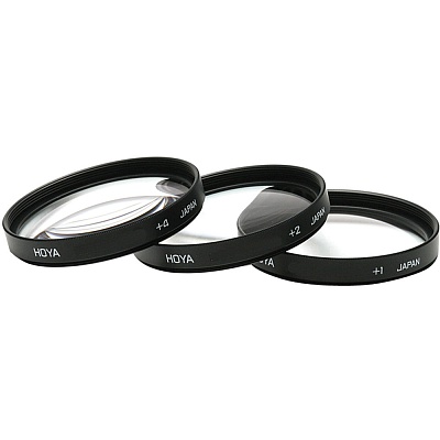 Комплект светофильтров Hoya Close-Up Set (+1+2+4) 62mm, макролинза