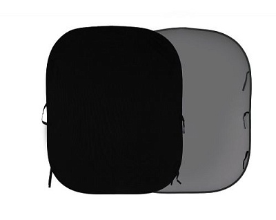 Фон тканевый Lastolite LB67GB 1.8х2.15м складной Black/Mid Grey