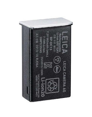 Аккумулятор Leica BP-DC 13 для Leica TL, серебристый