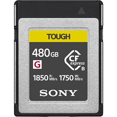 Карта памяти Sony Tough CFexpress Type B 480GB R1850/W1750MB/s (CEB-G480T)