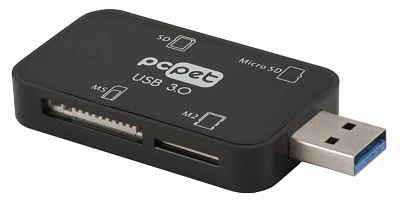 Картридер PC Pet BW-C308A, USB 3.0