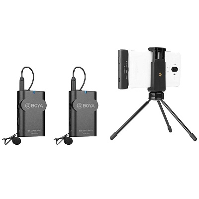 Микрофон Boya BY-WM4 Pro-K6, беспроводной, всенаправленный, USB Type-C