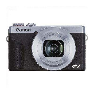 Фотоаппарат Canon PowerShot G7 X Mark III Silver (20Mp/24–100 f/1.8-2.8/4K/Wi-Fi/BT)
