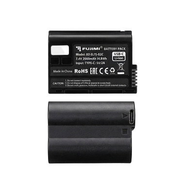 Аккумулятор Fujimi FBTEN-EL15 (2000mAh) Type-C для Nikon