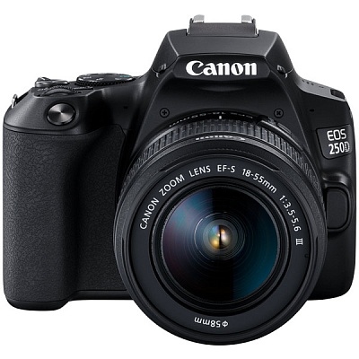 Фотоаппарат зеркальный Canon EOS 250D Kit EF-S 18-55mm f/4-5.6 DC III Black