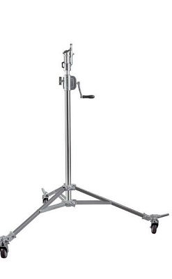 Стойка студийная GreenBean Titan PRO 225WU WIND-UP на колесах (2250мм)