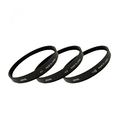 Комплект светофильтров Hoya Close-Up Set2 (+1+2+4) 49mm, макролинза
