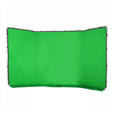 Фон GreenBean Chromakey Screen P2440G 2.4х4м хромакей с каркасом Зеленый
