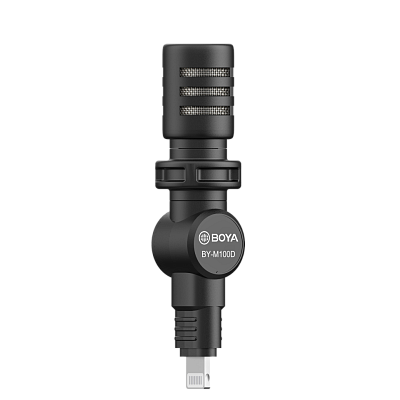 Микрофон Boya BY-M100D накамерный, всенаправленный, lightning