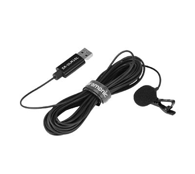 Микрофон Saramonic SR-ULM10L, петличный, всенаправленный, USB
