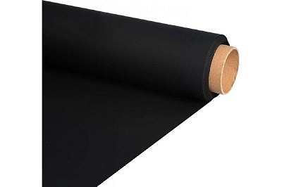Фон бумажный Raylab 009 Black 1.35х6м черный
