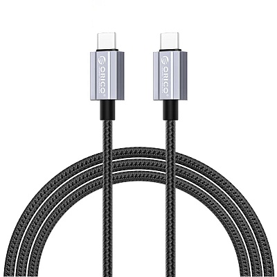 Кабель ORICO USB-C/USB-C PD 60 Вт 480 Мбит/с длина 2м (ORICO-GQA60-20-BK-BP)