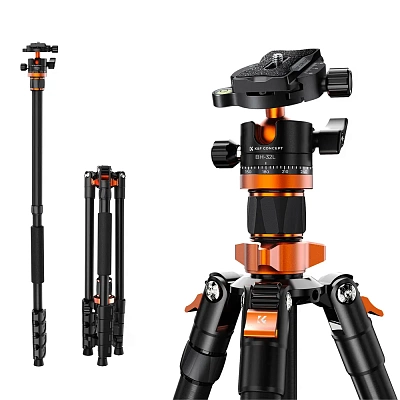 Штатив K&F Concept K255A7 + BH-32L KF09.145 (233см/12кг/1850г)