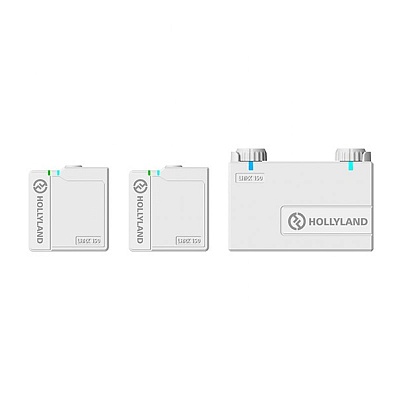 Микрофон Hollyland Lark 150 DUO White, беспроводной