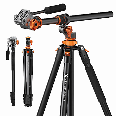 Штатив K&F Concept K254A7 + FH-03 KF09.137 (240см/5кг/2240г)
