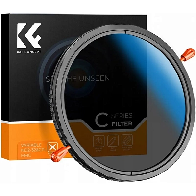 Светофильтр K&F Concept Nano-С CPL+Variable/Fader ND2-32 77mm нейтральный/поляризационный