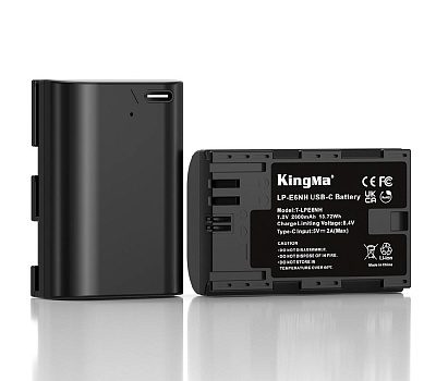 Аккумулятор Kingma LP-E6NH (2600mAh) Type-C
