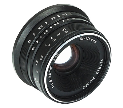 Объектив 7Artisans 25mm f/1.8 Sony E