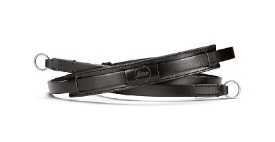 Плечевой ремень Leica CL винтажный кожа черный
