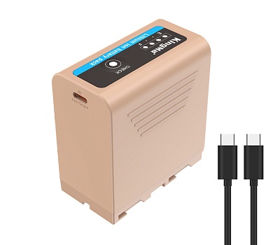 Аккумулятор KingMa NP-F970 (7800mAh) Type-C