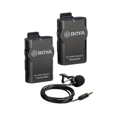 Микрофон Boya BY-WM4 Mark II, беспроводной, всенаправленный, 3.5mm