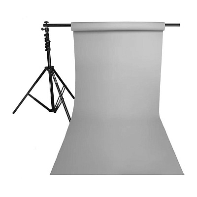 Фон бумажный Raylab 031 1.35х6м Storm Grey Серый