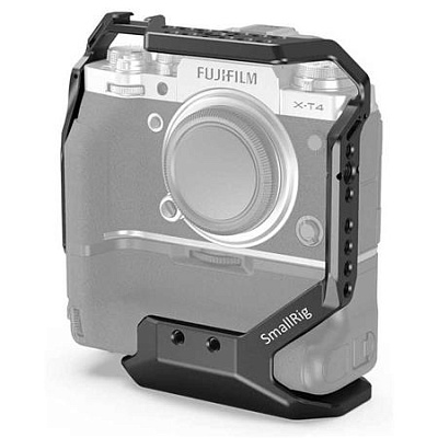 Клетка SmallRig CCF2810 Cage для Fujifilm X-T4 с батарейным блоком VG-XT4 Vertical Battery Grip