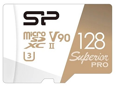 Карта памяти Silicon Power microSDXC 128GB UHS-II U3 V90 R290/W160MB/s (SP128GBSTXKA2V20)
