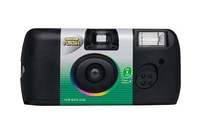 Одноразовый пленочный фотоаппарат Fujifilm Quick Snap 400/27, со вспышкой