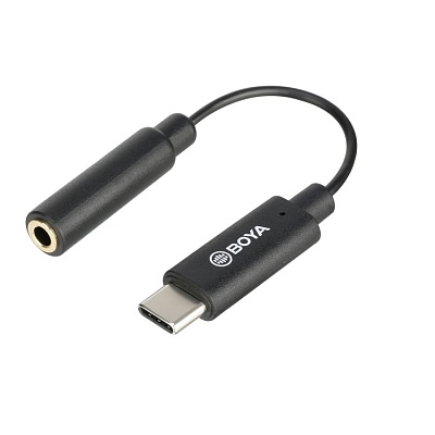 Адаптер Boya BY-K6 с 3.5mm TRS на USB Type-C для DJI OSMO